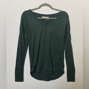 Abercrombie & Fitch Deep Green Long Sleeve Top